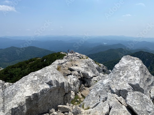 Magnificent panoramic view from the top of Veliki Risnjak in the national park, Crni Lug - Croatia (Veličanstveni panoramski pogled sa vrha Veliki Risnjak u nacionalnom parku - Gorski kotar, Hrvatska) © Mario