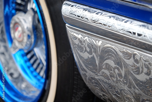 engraved car bumper