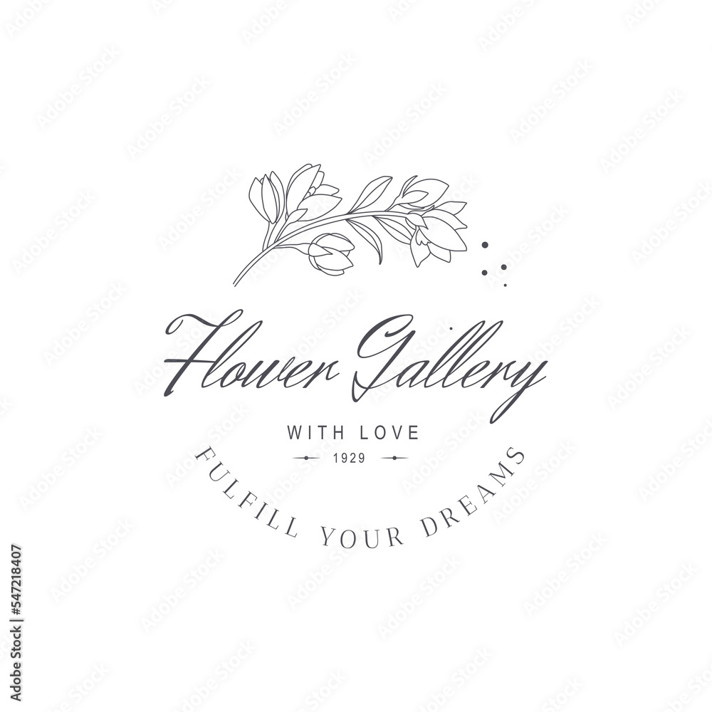 Florist Logo Ideas: Make Your Own Florist Logo - Looka