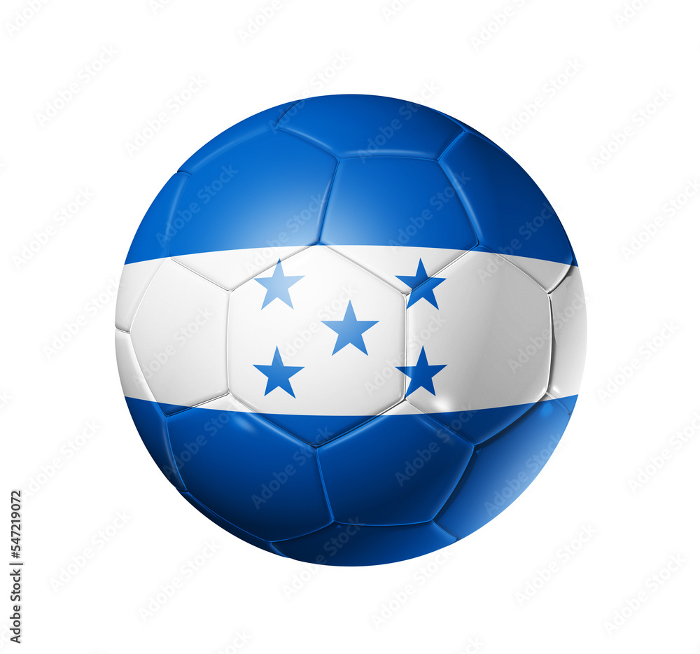 Soccer football ball with Honduras flag Soccer football ball with Honduras flag