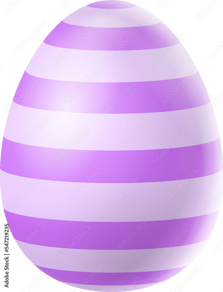 Happy Easter Day colorful egg isolated