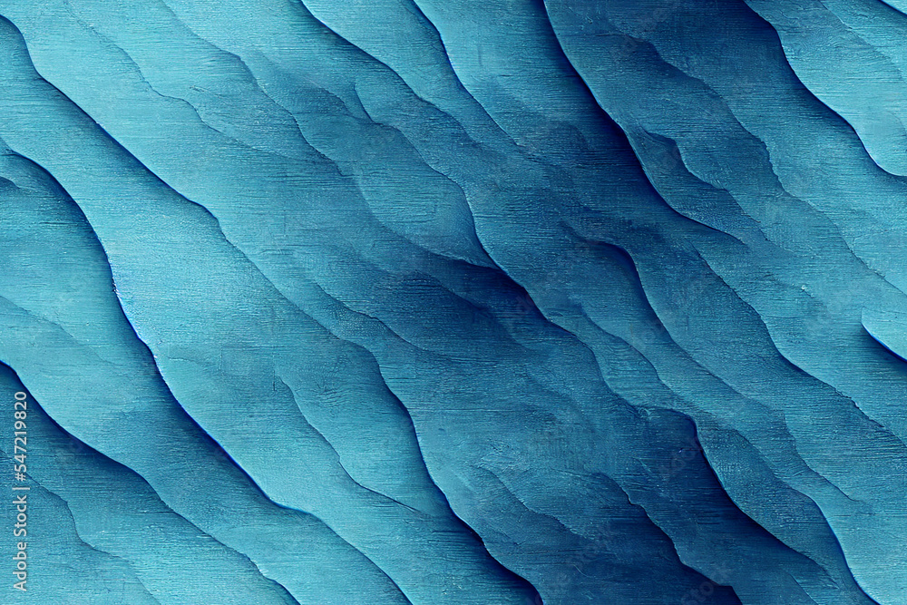 Vertical shot of wavy blue floor texture seamless textile pattern 3d illustrated Vertical shot of wavy blue floor texture seamless textile pattern 3d illustrated