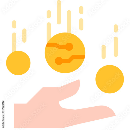 airdrop flat icon