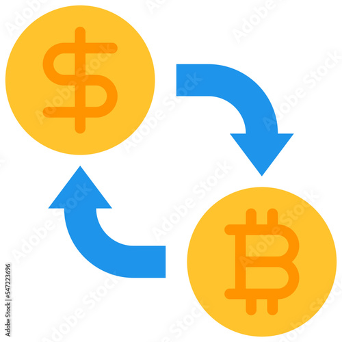 fiat money flat icon