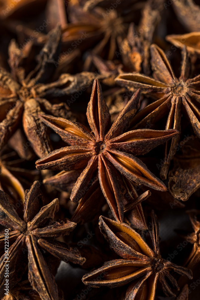 Raw Brown Organic Star Anise Spice Raw Brown Organic Star Anise Spice