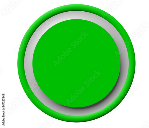 green round button