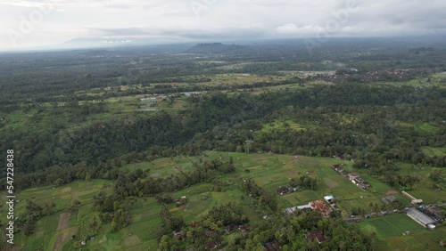 Bali, Indonesia - November 13, 2022: The Bali Terrace Rice Fields