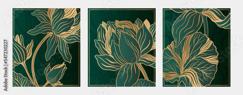 Lotus flower outline hnd drawn style. Asian national symbol plant. Vintage sketch design.