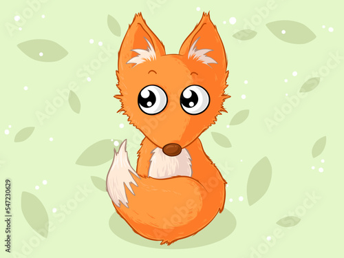 Niedlicher Comic Fuchs