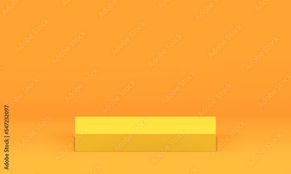Yellow 3d performance pedestal squared platform geometric basic foundation studio background vector Yellow 3d performance pedestal squared platform geometric basic foundation studio background vector