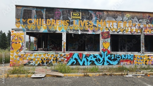 Abandoned gas station 