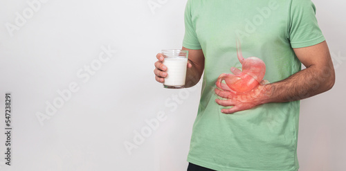 Tableau sur toile Lactose intolerance