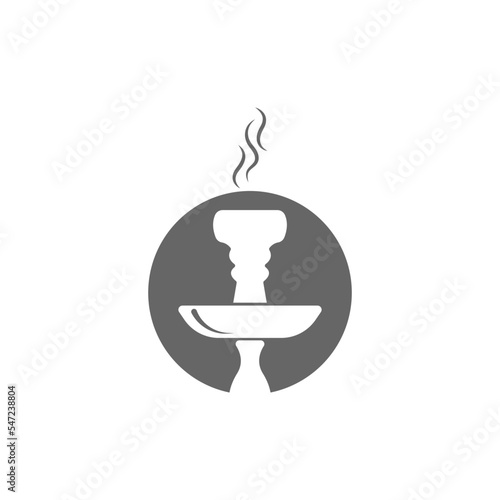 Hookah icon isolated on a white background - concept of smoking