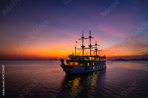 Ship at Sunrise