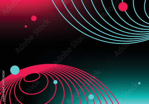 Abstract glitch TikTok background. Vector illustration. Abstract background. Light. Futuristic blue red gradient vector black background contrast color border digital dynamic elegant. TikTok, tik tok