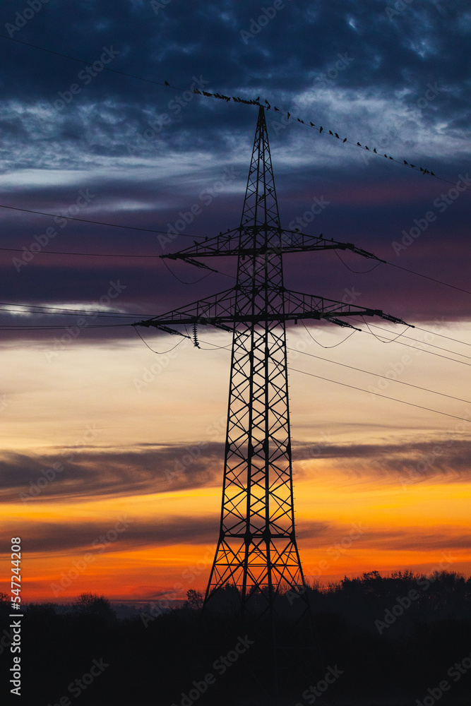 Fototapeta premium Sonnenaufgang in vielen Farben