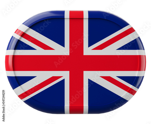 Flag of United Kingdom. 3D Spain flag symbol. United Kingdom flag 3d illustration. United Kingdom flag 3d illustration. 