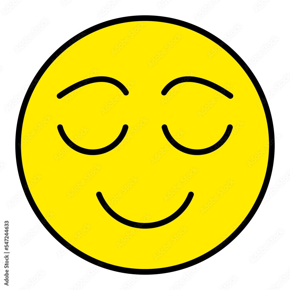Calm Filled Line Icon Calm Filled Line Icon