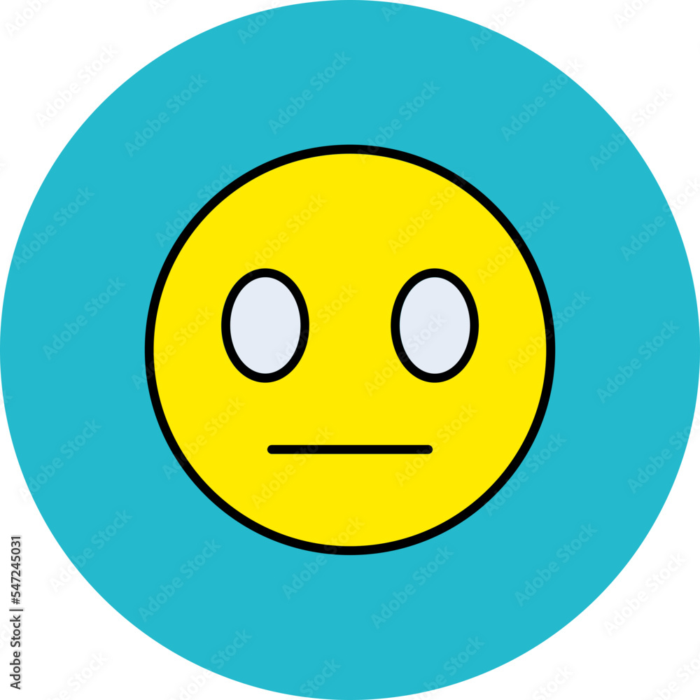 Fototapeta premium Neutral Multicolor Circle Filled Line Icon