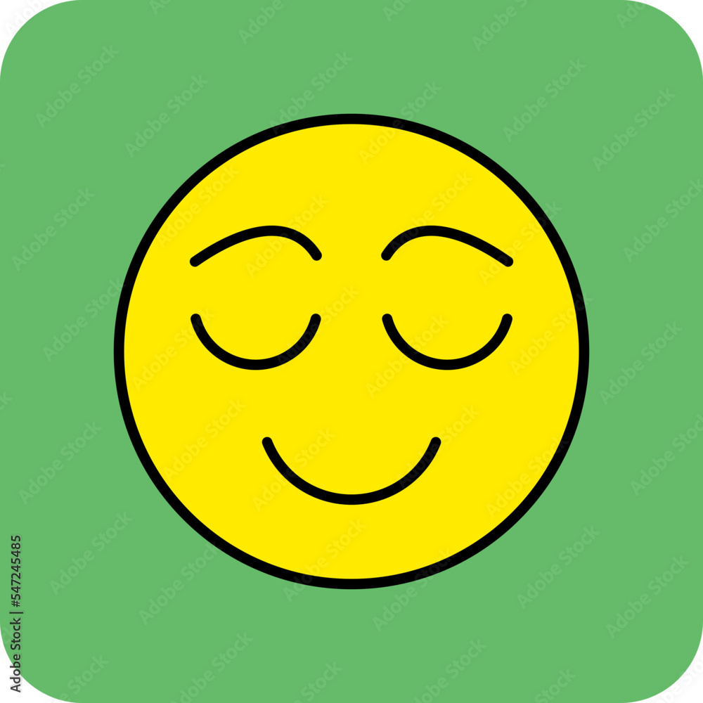 Fototapeta premium Calm Multicolor Round Corner Filled Line Icon