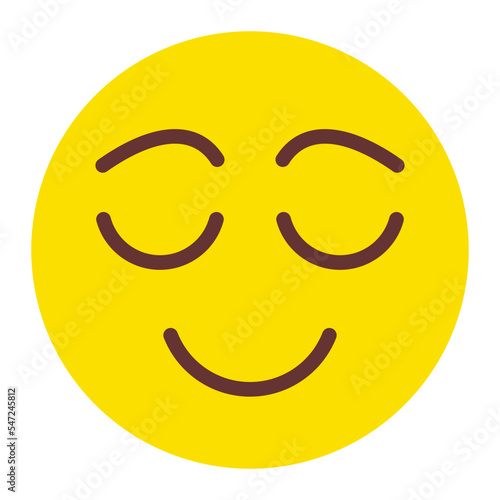 Calm Flat Icon