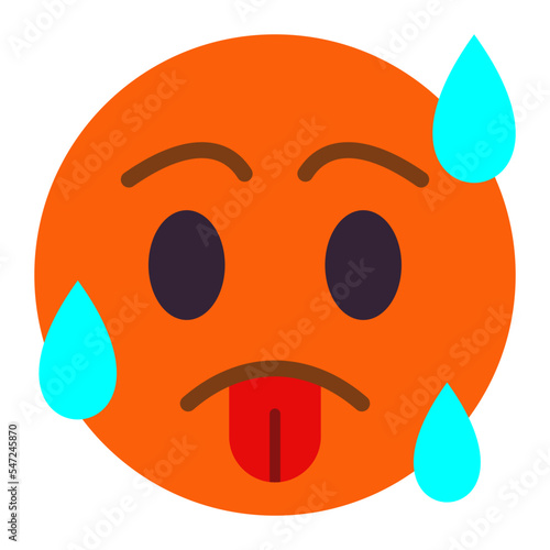 Hot Flat Icon