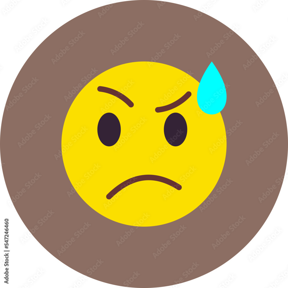 Fototapeta premium Confusing Multicolor Circle Flat Icon