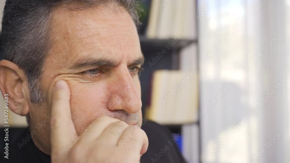 Mature businessman is seriously thoughtful and pensive.
Businessman contemplating busy things and thinking in his office.
Mature businessman is seriously thoughtful and pensive.
Businessman contemplating busy things and thinking in his office.