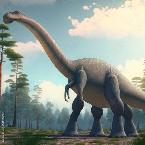 An image of a 3d rendered dinosaur © Freya