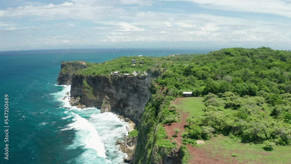 Aerial of Uluwatu, Indonesia, Asia Aerial of Uluwatu, Indonesia, Asia