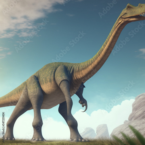 An image of a 3d rendered dinosaur © Freya