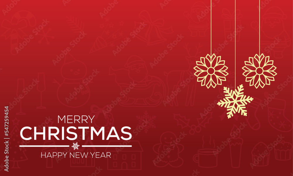 Christmas Gift Card, Merry christmas and happy new year concept, christmas banner design Christmas Gift Card, Merry christmas and happy new year concept, christmas banner design