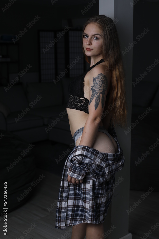 Fototapeta premium Young White Girl