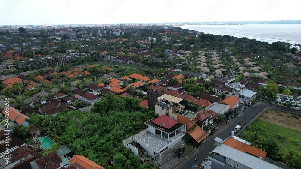 Bali, Indonesia - November 7, 2022: The Streets of Seminyak, Canggu, Kuta and Ubud