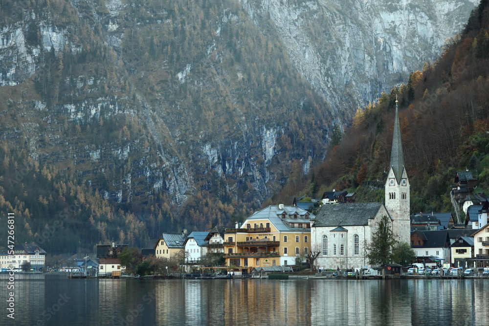 Fototapeta premium Church in the lake
