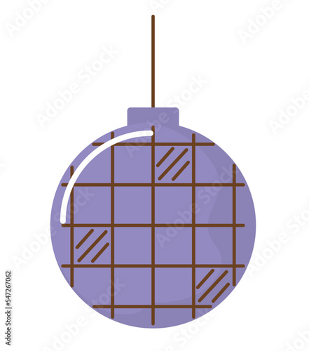 purple disco ball