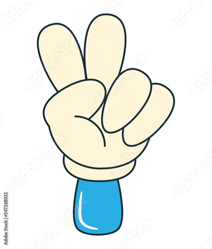 colored hand design