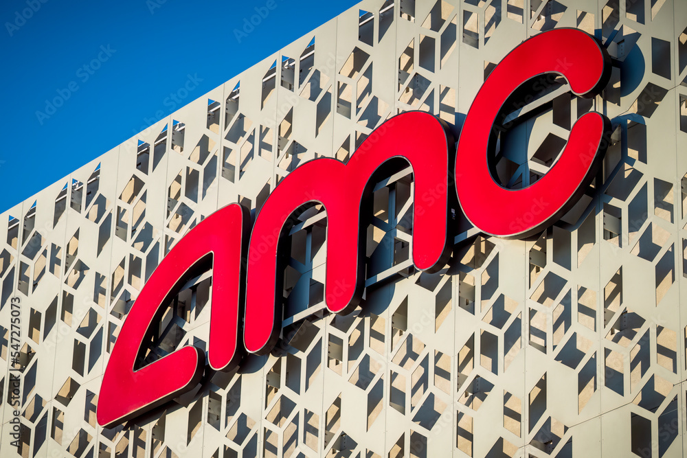 AMC Cinema Building Sign / Montclair, USA – Nov 14, 2022: AMC ...
