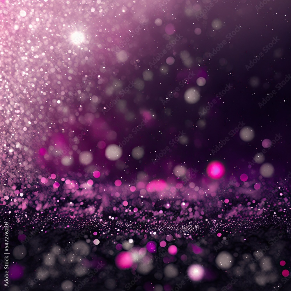 Abstract background with bokeh effect. Pink and black glitter. Web banner, graphic, wallpaper. Abstract background with bokeh effect. Pink and black glitter. Web banner, graphic, wallpaper.