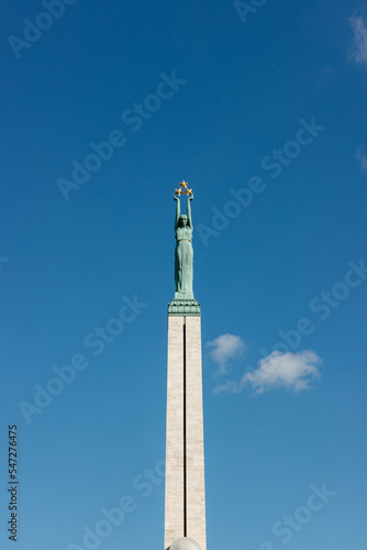 The Freedom Monument in Riga, Latvia
