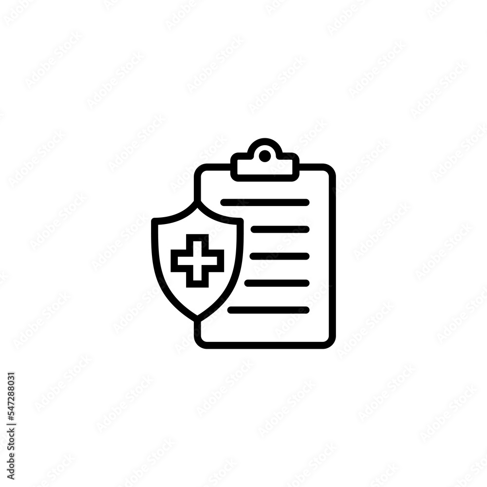 Medical insurance icon vector illustration. health insurance sign and symbol Medical insurance icon vector illustration. health insurance sign and symbol