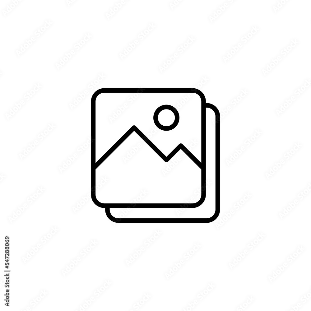 Picture icon vector illustration. photo gallery sign and symbol. image icon Picture icon vector illustration. photo gallery sign and symbol. image icon