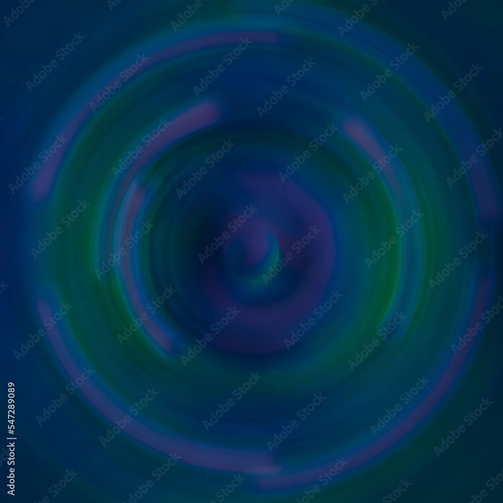 abstract blue green background, square circular blurred circle background