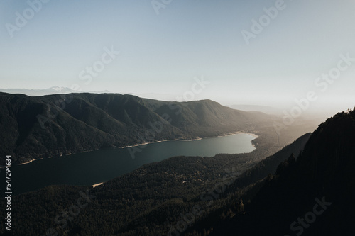 Mountain lakes in British Columbia