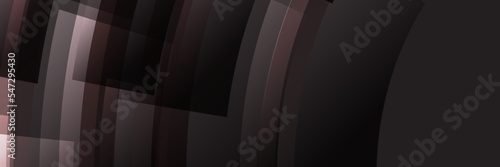 Black with gold abstract geometric background. Modern shape concept.