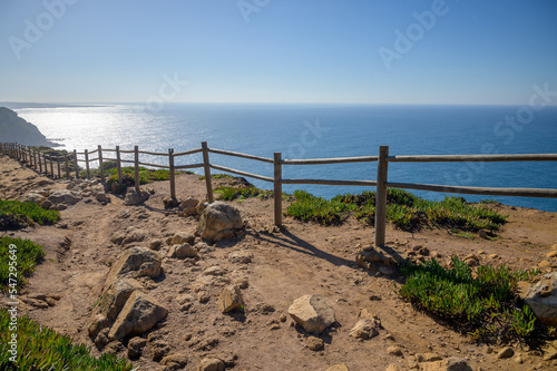Westernmost Point of Continental Europe Cabo da Roca, Lisbon area, Portugal © barmalini