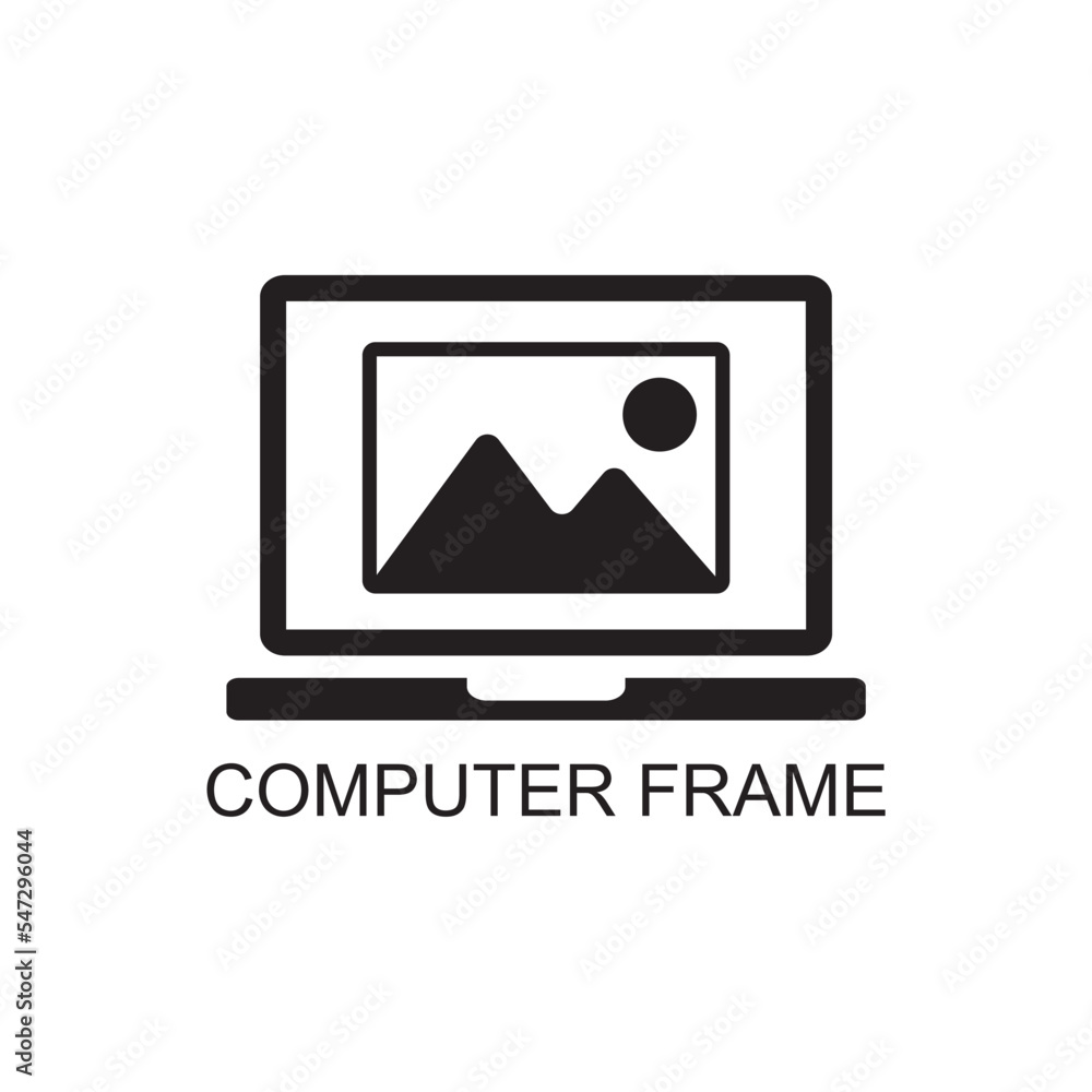 computer frame icon , technology icon computer frame icon , technology icon