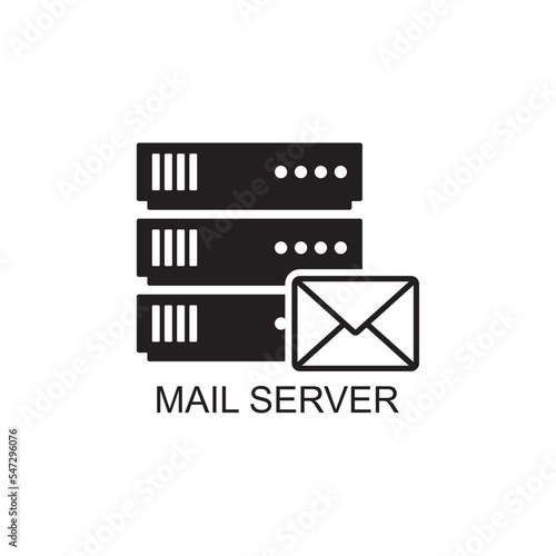 mail server icon , technology icon
