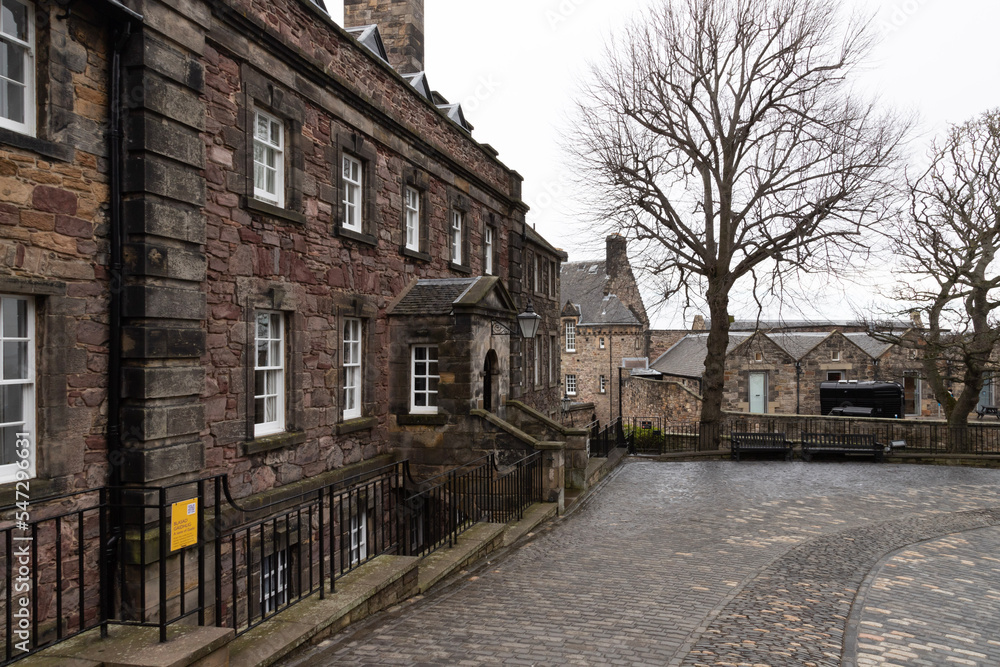 The grounds of Edinburgh castle