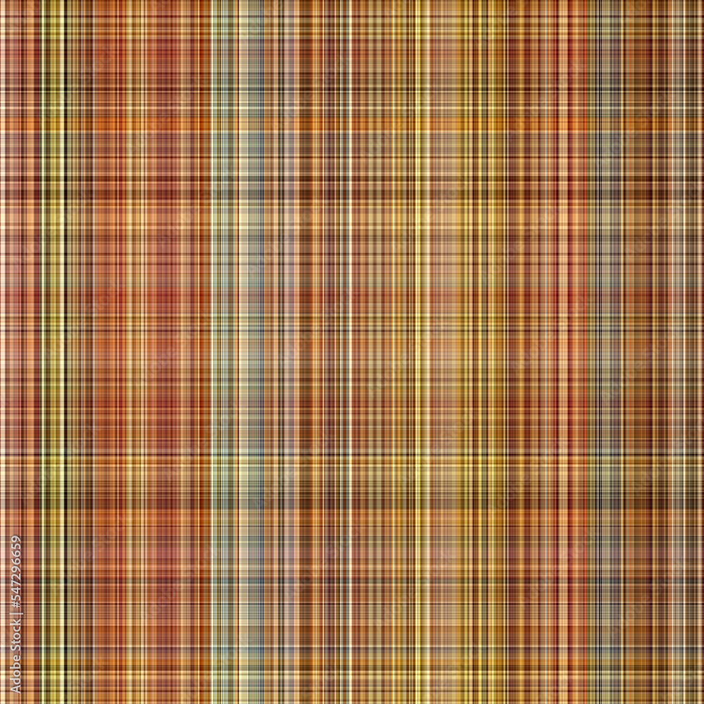 Woodland brown tartan seamless pattern textile. Tonal autumnal forest plaid with organic texture. Background of orange stripe for rough wallpaper. Woodland brown tartan seamless pattern textile. Tonal autumnal forest plaid with organic texture. Background of orange stripe for rough wallpaper.